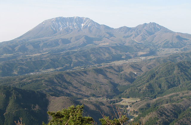 サージタンクから見える奥大山の全貌